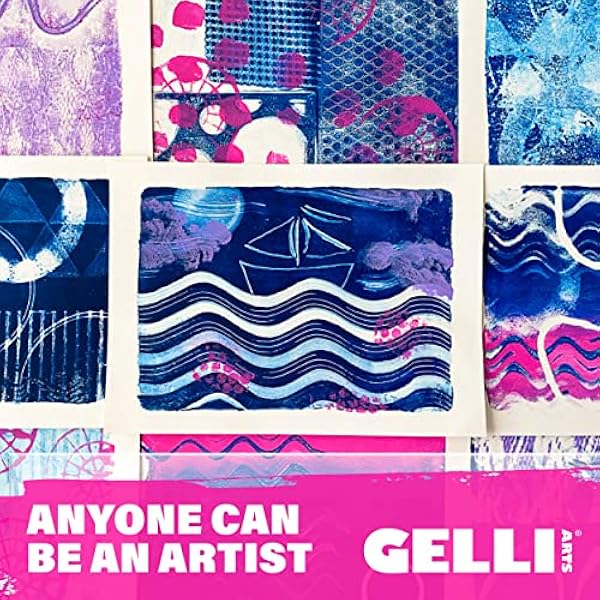 Gelli Arts GL013964721027 Gel Printing Plate, 9" x 12", duidelijk